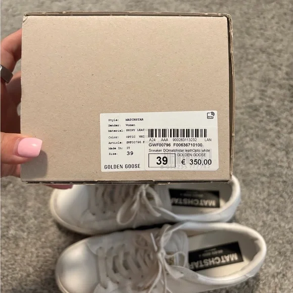 Golden goose leather sneaker size 39 - Picture 4 of 16